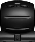 Top view of black 17-gallon mini compost bin, Cutest Compost Bin In The World In Black No Assembly Required Food Safe And BPA Free Rust Free UV Protected Made In America Turns Scraps Into Solid And Liquid Compost And Doubles As An Easy No Mess Compost Tea Maker