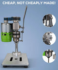 Compact Benchtop Drill Press With Rear Mounted 795 High Torque Motor For Do It Yourself Projects Woodworking Jewelry Making And Crafts Cnc Aluminum Body Low Vibration Quiet Operation B10 Chuck