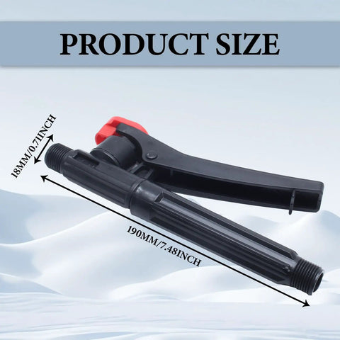2 Pack Pump Action Backpack Sprayer Wand Replacement with size dimensions for garden farm orchard forestry home use