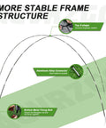 10x7ft Indoor Outdoor Golf Net With Tri Turf Mat Frame Structure Diagram With Aluminum Connector And Metal Fixing Bolt