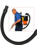 Replacement Hose For C2401 Backpack Vacuum, 58 Inch Length, Heavy Duty Flexible Hose For Bagged Commercial Vacuums, worn during use