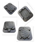 Turtle Shaped Stepping Stone Mold For Concrete No Fuss DIY Path Maker Garden Lawn Driveway Paving Paver Black Durable ABS Material