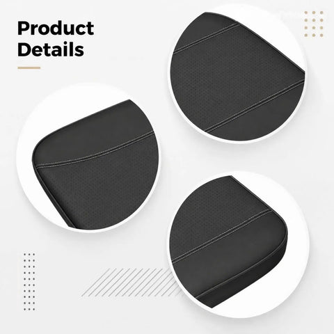 Close-up product details of memory foam seat cushion for Lexus UX Electric SUV 2020-2026, highlighting fabric and design.