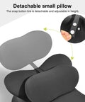 27 Degree Ergonomic Memory Foam Prone Pillow For Sleeping With Face Down Design Ideal For Stomach Sleepers with detachable pillow