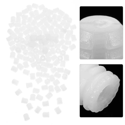 150 Pcs Plastic Dowel Inserts for Cabinet Doors, DIY Friendly Hinge Dowels shown in various views, including close-ups