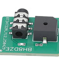 Close-up of PCB component on Morse Code Trainer CW Key Telegraph Practice Tool With Buzzer Sound And Light Feedback