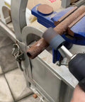 Using Six Piece 16 mm Cylinder Grinding Stones With One Quarter Inch Shank Aluminum Oxide Mounted Grinding Bits For Drill