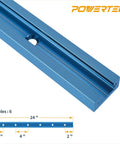 24 Inch Double Cut T Track Kit With Long Short And Inline Stops And Hold Down Clamps Includes Four 24 Inch Universal T Track Bars