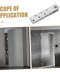360 Degree Heavy Duty Stainless Steel Invisible Pivot Hinge for Secret Doors and Hidden Bookcases, Sleek Low Profile Design
