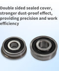 Windmill Bearing Repair Kit For Lawn Garden Eight Foot Yard Ornament Fan With One Half Inch ID By One And Three Eighths Inch OD And Three Eighths Inch ID By One And A Quarter Inch OD Durable Bearing Steel For No Fuss Easy Install On Eight Foot Hub two bearings side by side