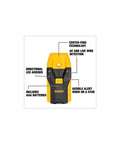 Stud Finder For Framing And DIY Projects Locates Three Quarter Inch Wood And Metal Studs With Center Find And LED Arrows