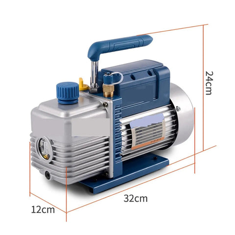 Kgkgk One Horsepower Refrigeration Vacuum Pump Kit For Ac Repair Tools Single Phase Motor With Forced Lubrication System And Large Oil Window Design For Reliable Operation And Easy Maintenance
