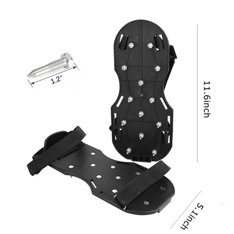 Self Leveling Cement Tool Kit With Spike Roller For Self Leveling Floors, Floor Construction Spiked Shoes with straps and spikes.