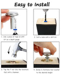 Instructions for installing 30 Piece Adjustable Furniture Leveler Pads to Kick the Wobble Out of Your Tables and Dressers.