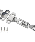 Anti Rattle Marine Latch In 316 Stainless Steel For Yacht Boat RV Cabinet Toolbox With Padlock Eyelet Silver 4.34 x 1.97 inch