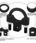 Three Eighths Inch Inner Tie Rod Removal Tool For Removing Tie Rod Ends And Steering Linkages With Grippy Teeth And Smooth Spin To Free Inner Rod Ends Handy Auto Repair Essential, black