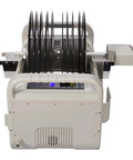 Keep Your Vinyl Mint With This Heavy Duty Ultrasonic Record Cleaner That Scrubs Deep Grooves Completely And Drops In For Any Home Studio Or Crate Digging Setup, viewed from the top with LPs loaded.