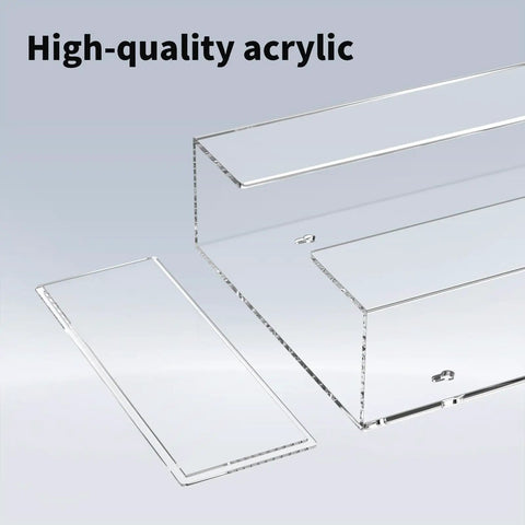 Clear Acrylic Glove Dispenser Wall Mount For Triple Glove Boxes showcasing high-quality acrylic material and design.