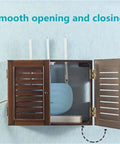 Wall Mounted Cable Organizer Box Perfect For Set Top Box And Router Storage With Perforation Free Design open displaying router