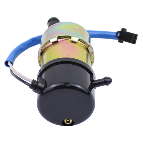 Front view of Electric Fuel Pump With Filter Kit For Honda Big Ruckus PS250 CBR600F Series CBR900RR PC800 VT1100 Shadow VLX 600 ZX6R ZX11 ZX7R ZX9R ZZR600 GSX1100G FJ1200 YZF600R Replacement For Street Bikes
