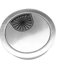 Eight Piece Desk Grommet Cable Hole Cover Kit For Clean Cord Management On Home Office And Computer Desks 53mm Zinc Alloy Durable Frame Smooth Finish Lets Cables Pass Through Easily And Keeps Your Workspace Neat And Slick, top view