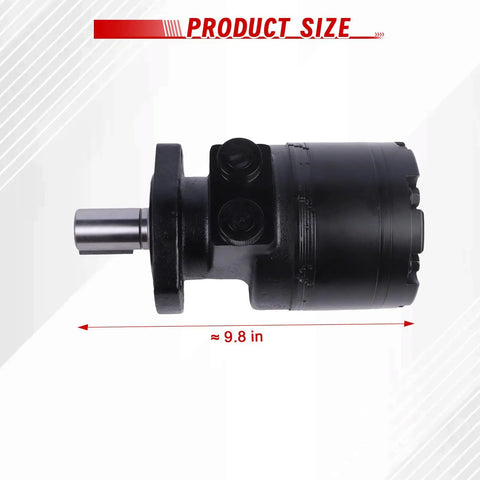 Drop-In Hydraulic Motor Assembly Replacement For White Drive Systems High Torque 660-4-0010-9 9.8 in hydraulic motor side view