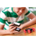 Child playing with Hands-On Magnet Exploration Kit For Kids Ages 5 And Up With Magnetic Toys Wand And U-Shaped Magnet.