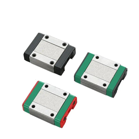 Three MGW-H sliding blocks for Beefed-Up Linear Rail Kit 100 To 570mm With MGW-H Sliding Block For CNC And 3D Printers, Heavy-Duty Hardened Steel Rails With Smooth Quiet Motion, Easy Mounting And High-Load Stability, 450mm Option
