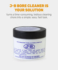 Non Embedding Bore Cleaning Compound For Gun Barrels Heavy Duty Solvent Oil Paste That Keeps Your Firearms Clean And Ready To Roll in 2 oz jar