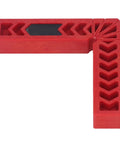 12 Pack Heavy Duty Plastic Corner Clamps For Woodworking Right Angle Frame Assembly Jig With Badass Non Slip Grip For DIY Furniture And Cabinetry No Sweat Setup Every Time in red, showing precise angle measurement.