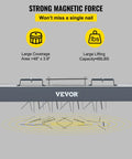 48 Inch Hanging Magnetic Sweeper With Heavy Duty Aluminum Casing, 67 Lb Lift Nail Magnet, Hang Type, forklift compatible