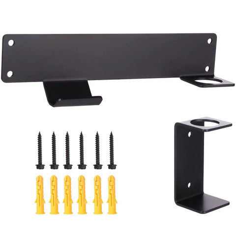 Wall Mount Hydraulic Floor Jack Storage Rack Universal Fit For Most Hydraulic Floor Jacks with screws and brackets