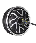 Badass High Torque Hub Motor For Electric Builds 13 Inch 72 V Drive Unit showcasing 70 mm magnets and wiring setup.