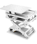 High Grade Aluminum 3 Axis Manual Slide Table Heavy Lifter Portable Translation Stage with adjustable height and precision for laser marking.
