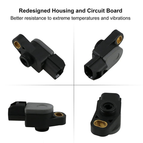 Throttle Position Sensor For GSXR 600 750 2004 2009 Plug And Play Direct Fit 13580-29G00 13580-29G00-000 Replacement Part For Motorcycle Engine Management And Performance black TPS with redesigned housing
