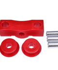 Honda Shifter Stabilizer Bushing Kit For Civic CRX Del Sol 1988 To 2000 1.5L 1.6L SOHC 16V L4 Engines Smooth Shifts And Handling Reduce Slop For Confident Daily Driving, red polyurethane bushings with metal sleeves