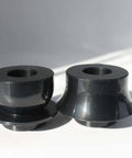 Close-up of Anti Rust Pro Grade Bead Roller Radius Dies Set For 22mm Shaft with black oxide finish and 45# steel material.