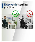 Zero Drama Monitor Adapter For Vesa 75 And 100 Mm Brackets Heavy Duty Steel Wall Mount Zero Footprint showing ergonomic seating positions.