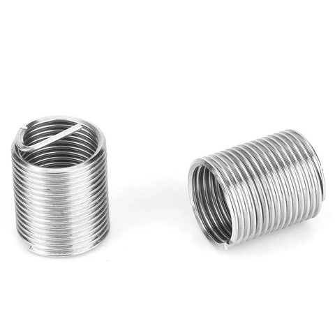 M6x1 stainless steel threaded inserts from 30 Piece Thread Repair Kit With Stainless Steel M6x1 Threaded Inserts And Drill Tap Wrench Set