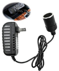 AC To DC Converter Cigarette Lighter Adapter 110V To 12V Power Supply 24W Output with 1M cord and solid armor design.