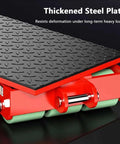 Heavy Duty Machinery Mover Skates Roll Big Loads Like A Dream With 180 Degree Swivel Wheels And Non Slip Grip For Moving Industrial Equipment Up To 40 Ton Capacity with thickened steel plate.