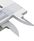 6 Inch Vernier Caliper Stainless Steel With Fine Adjustment 0.02 mm Graduation 0.03 mm Accuracy detailed close-up