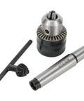 Beast Mode Mt2 Drill Chuck Arbor Fits 5 64 To 1 2 Inch With Key For Lathe Tailstock And Cnc Tools, MT2-B16 steel chuck arbor