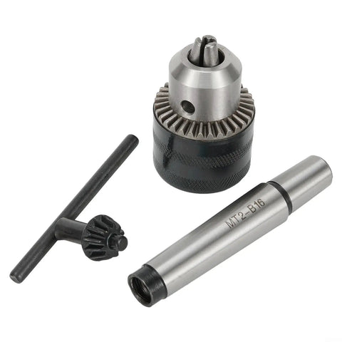 Beast Mode Mt2 Drill Chuck Arbor Fits 5 64 To 1 2 Inch With Key For Lathe Tailstock And Cnc Tools, MT2-B16 steel chuck arbor