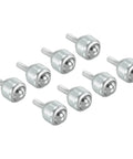 Heavy Duty Roller Ball Transfer Bearing One Half Inch, Eight Pack Stud Mounted For Conveyor Rollers, Carbon Steel Caster Unit