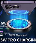 Legit Magnetic Wireless Car Charger With Hella Secure N55 Magnets And Quick Charge Universal Phone Mount Delivers Dead Accurate Viewing Angles Via Smooth Extending Arm Daily featuring 15W wireless charging technology.