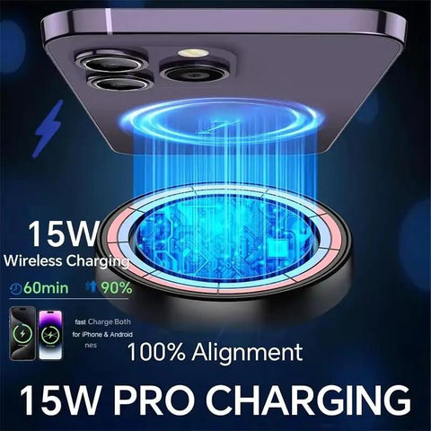 Legit Magnetic Wireless Car Charger With Hella Secure N55 Magnets And Quick Charge Universal Phone Mount Delivers Dead Accurate Viewing Angles Via Smooth Extending Arm Daily featuring 15W wireless charging technology.