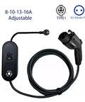 Level 2 Portable EV Charger 16A Three Point Five Kilowatts Fast Charging for Home and Travel With SAE J1772 Type 1 and Schuko Plug
