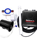 Straight Up Heavy Duty Wireless Dock Alarm System With Vehicle Detector Probe Transmitter Kit Fifty Foot Cable includes loud siren.