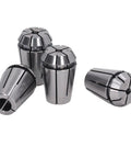 High Precision Spring Collet Set ERG20 With 4 Durable Pieces For CNC Engraving Milling And Lathe Tasks, durable steel collets.